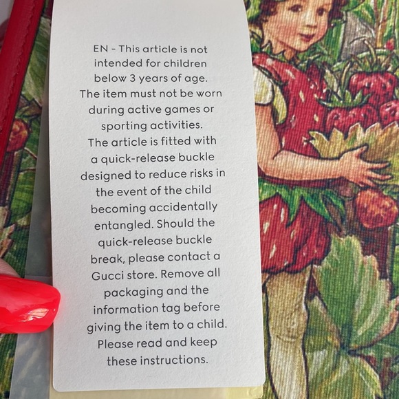 Gucci • Strawberry Fairy Messenger Bag - Picture 16 of 17